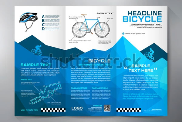 Racing Bike Rental Brochure Template