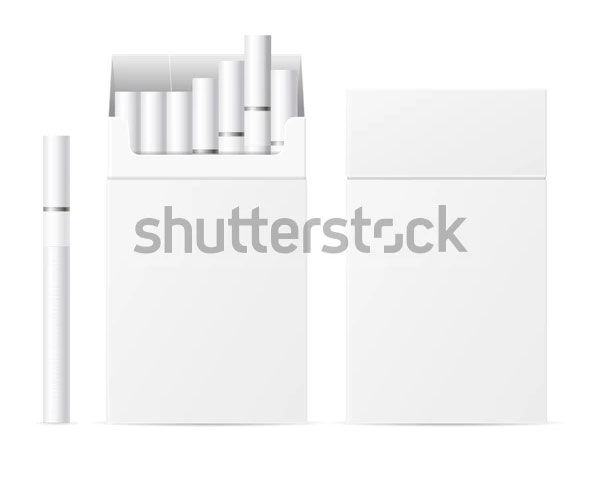 Realistic Cigarette Pack Template