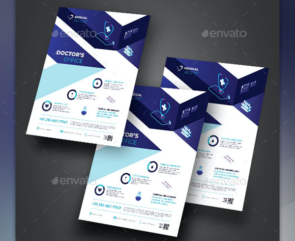 Realistic Medical Business Flyer Templates