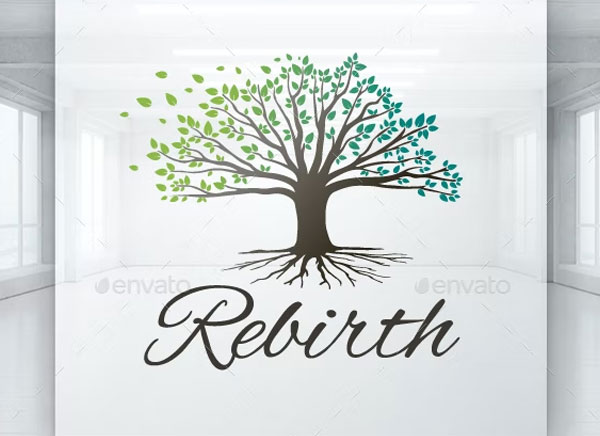 Rebirth Tree Logo Design