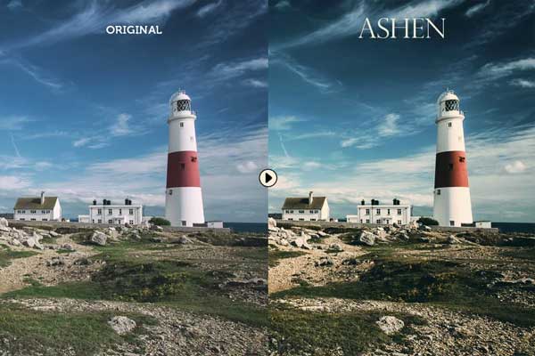 Reddish Ashen Photoshop Landscape Actions