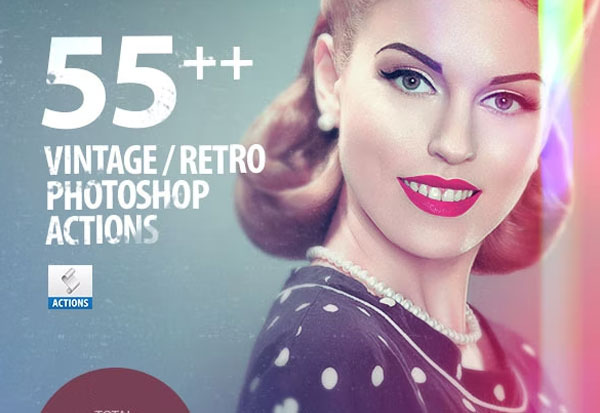 Retro Effects Photoshop Actions