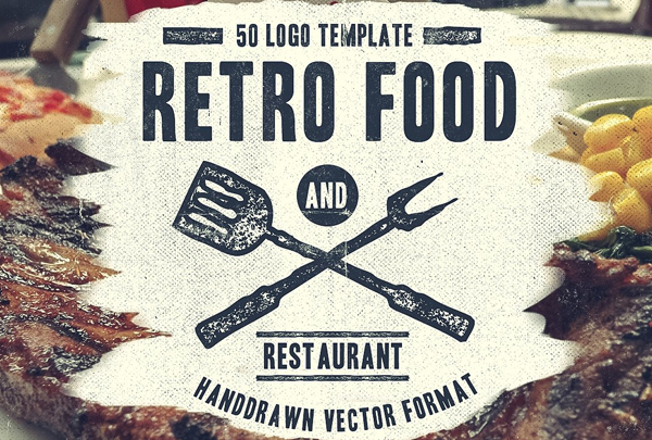 Retro Food Logo