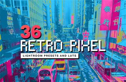 Retro Pixel Lightroom Presets and Luts