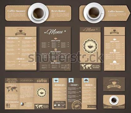 Retro Style Cafe Flyer Template