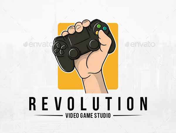 Revolution Games Logo Template