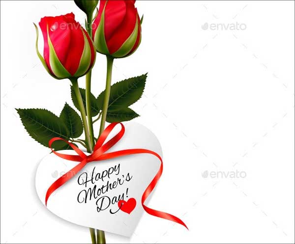 Roses with Happy Mothers Day Gift Card