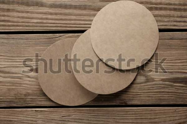 Round Coaster Mockup