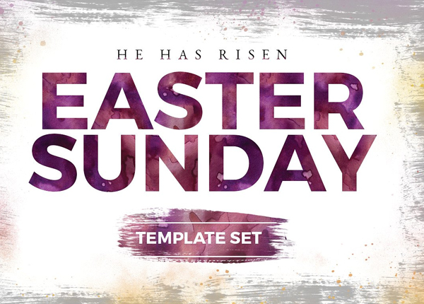 Rustic Easter Sunday Church Template