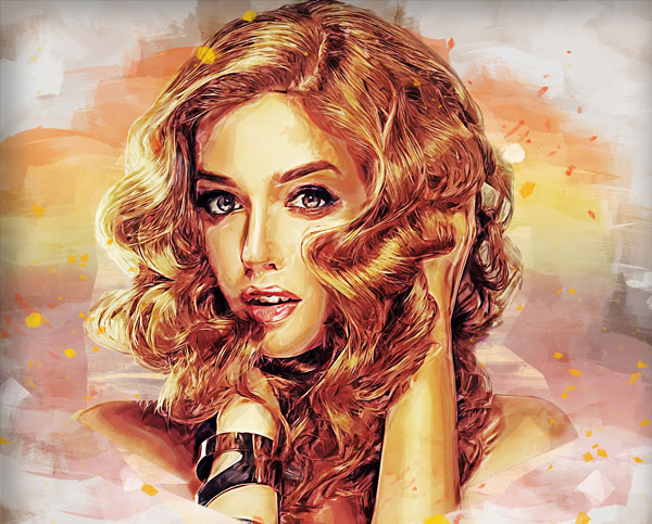 Sample Digital Painting Photoshop Actions