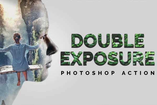 Sample Double Exposure Photoshop Action