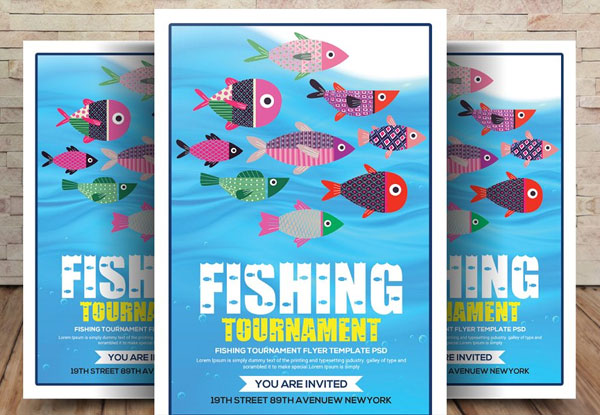Sample Fishing Tournament Flyer