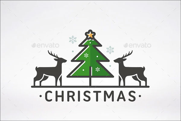Sample Merry Christmas Logo Template