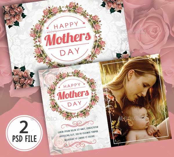 Sample Mothers Day Card Template