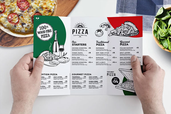Sample Pizza Brochure Template