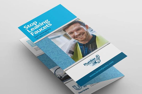 Sample Plumbing Service Brochure Template