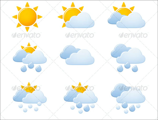 Sample Weather icon set