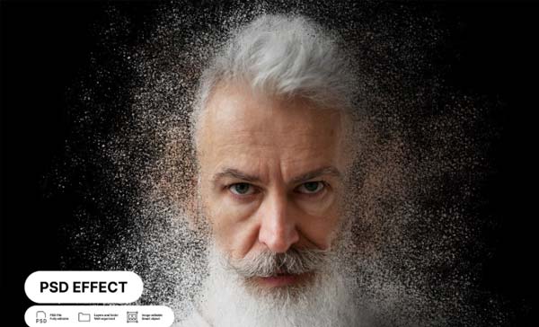 Sand Powder Photoshop Free Action