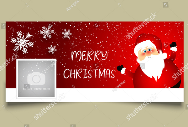 Santa Best Christmas Facebook Banner Template