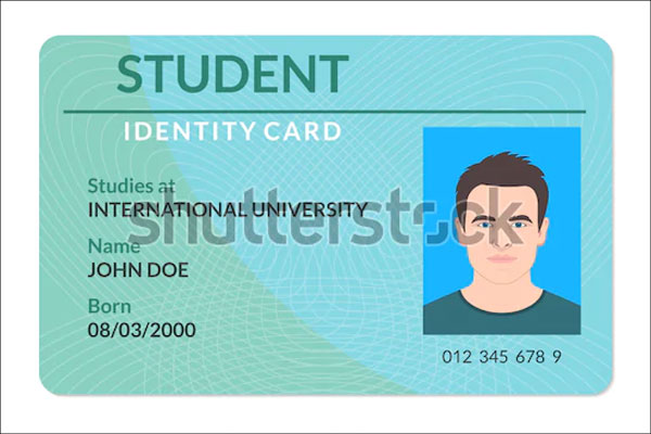 School Student Id Card