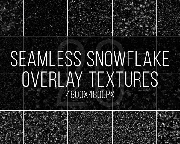 Seamless Snowflake Textures