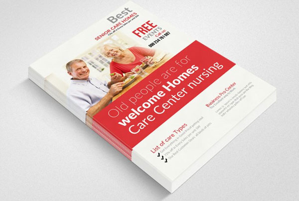 Senior Care Homes Flyers Template