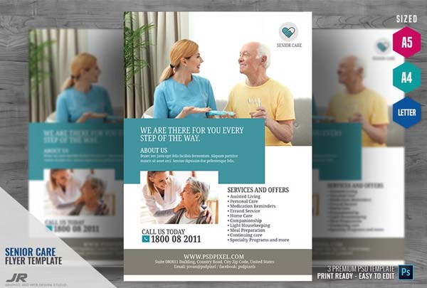 Senior and Elderly Care Flyer