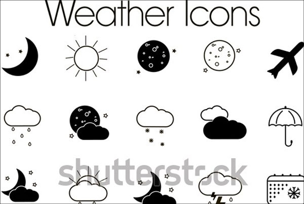 Set of Weather Icon Set