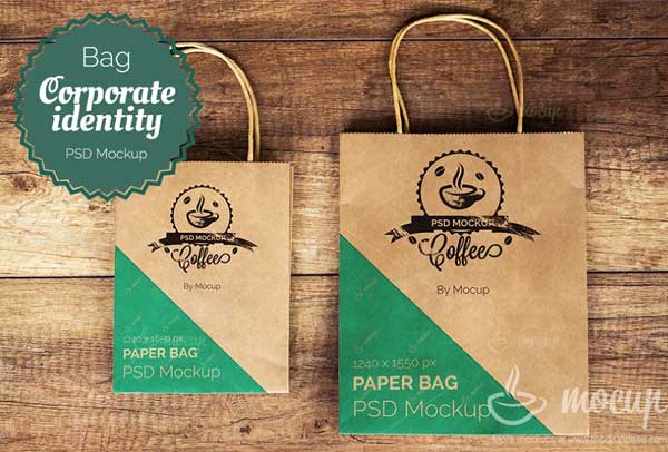 Shopping Bags PSD Mockup