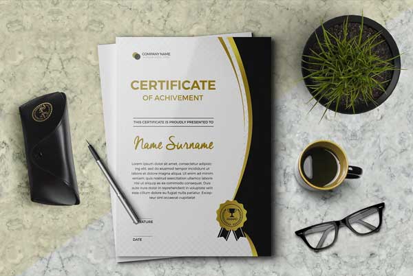 Simple Award Certificate