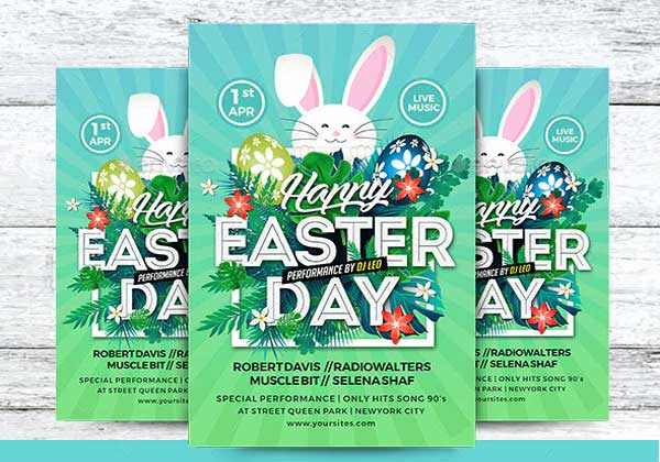 Simple Easter Day Flyer