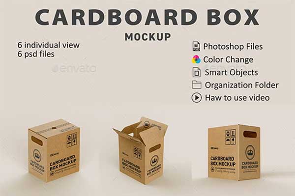 Simple Mailing Box Mock-up