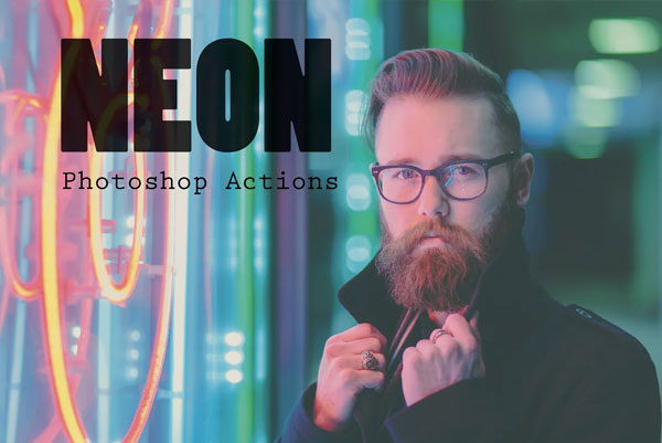 Simple NEON - Photoshop Actions