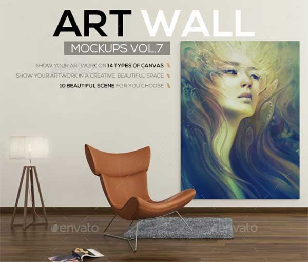 Simple Wall Art Mockups