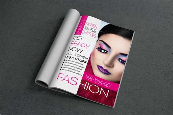 Simple Women Fashion Magazine Cover