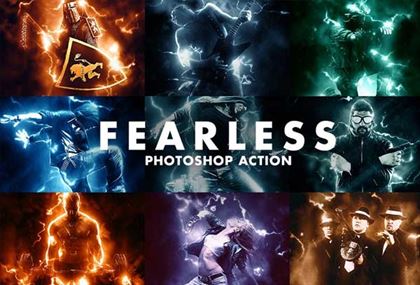 Simple Fearless Photoshop Action