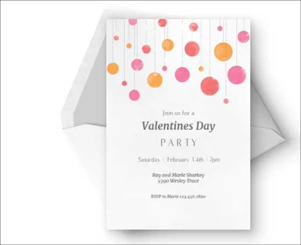 Simplicity Valentine's Day Invitation