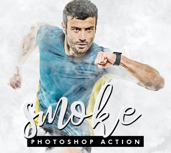 Smoke Photoshop, TIFF, Action