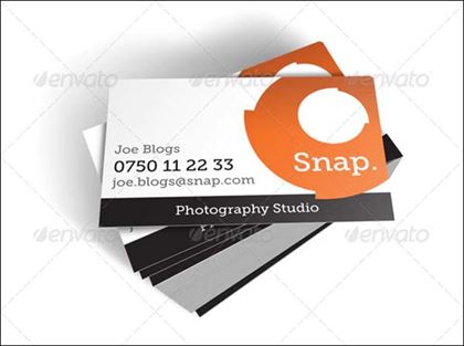Snap Business Card Portrait and Landscape