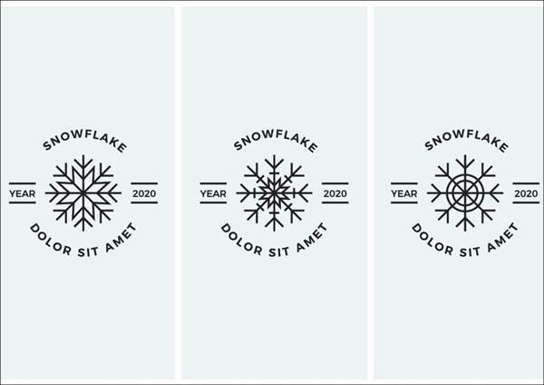Snowflake Modern Logo Templates