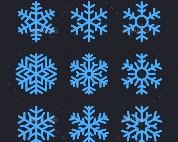 Snowflakes Template