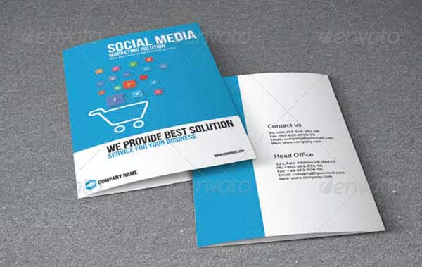 Social Media Marketing Plan Brochure Template
