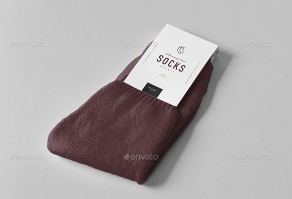 Socks Package Mock-up