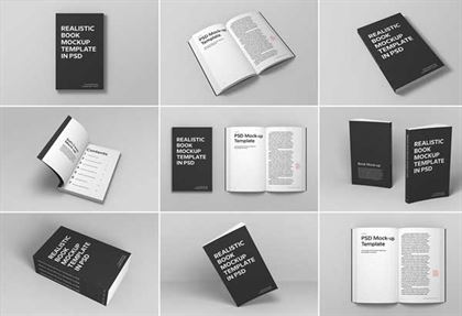 Soft Cover Book Mockup PSD Template