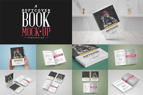 Book Mockup PSD Design