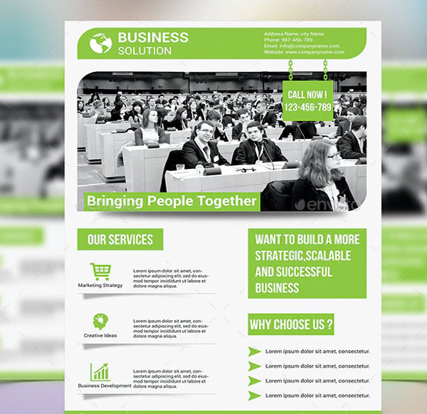 Solution Flyer Template