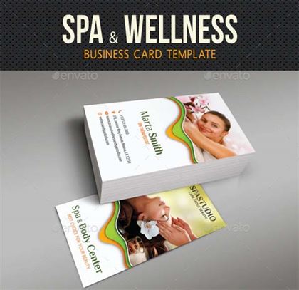 Spa and Beauty Business Card Template