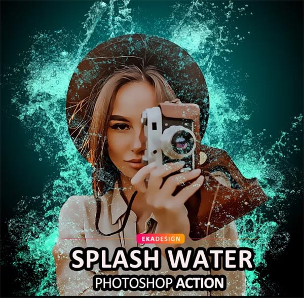 Splash Water Photoshop Action