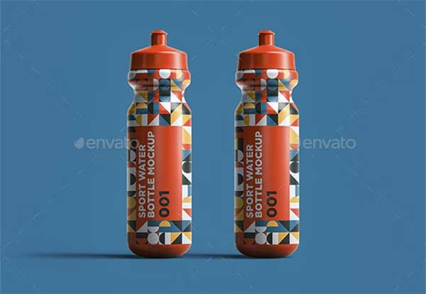Sport Water Bottle Mockup Pack