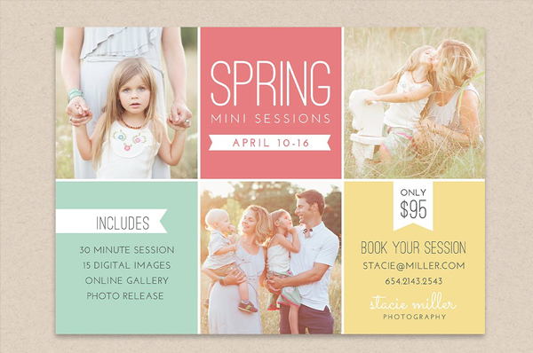 Spring Mini Sessions Template